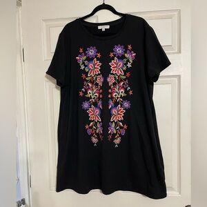 Umgee tshirt dress with pockets